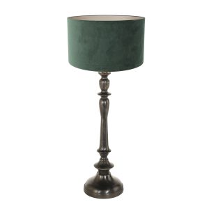 Steinhauer Bois tafellamp –– antiekzwart en groen