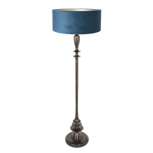 Steinhauer Bois vloerlamp –– antiekzwart en blauw