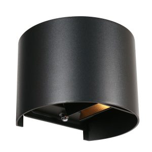 Steinhauer Logan wandlamp – Ingebouwd (LED) – zwart