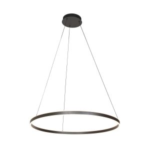 Steinhauer Ringlux hanglamp – ø 80 cm – In hoogte verstelbaar – Ingebouwd (LED) – zwart