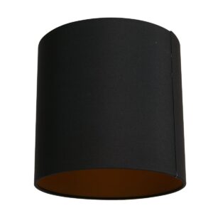 Mexlite Lampenkappen lampenkappen – ø 20 cm – E27 (grote fitting) – zwart