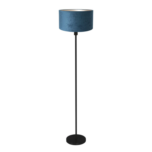 Mexlite Noor Zwart vloerlamp - Ø 40 cm - E27 fitting - Blauw