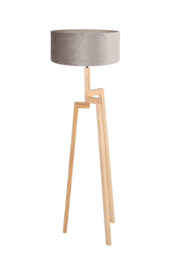 Mexlite Sabi vloerlamp - Ø 50 cm - E27 fitting - Grijs