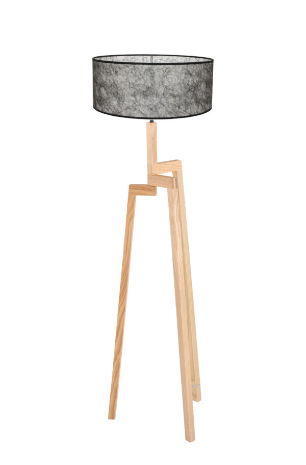 Mexlite Sabi vloerlamp - Ø 50 cm - E27 fitting - Zwart