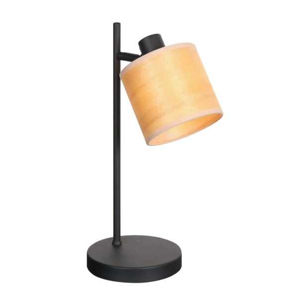 Steinhauer Bambus tafellamp – E14 (kleine fitting) – naturel en zwart