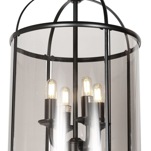 Steinhauer Pimpernel hanglamp –– smokeglas en zwart - Image 3
