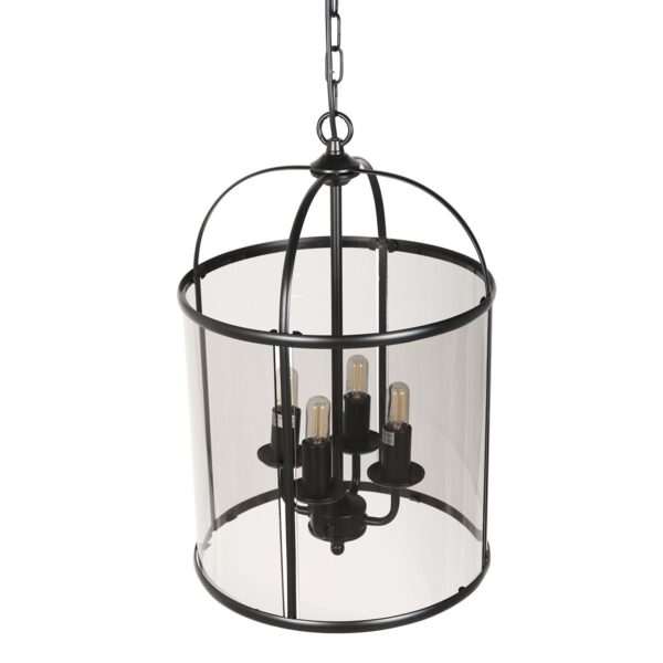 Steinhauer Pimpernel hanglamp –– smokeglas en zwart - Image 8