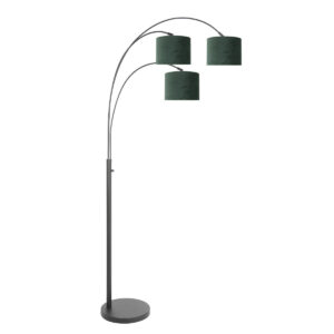 Steinhauer Sparkled light vloerlamp – E27 (grote fitting) – groen en zwart