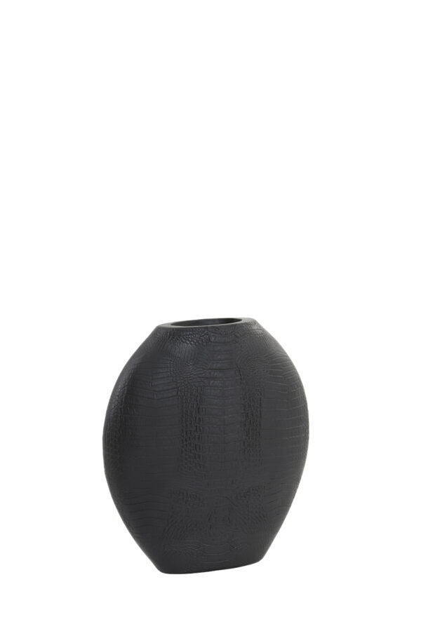Vase deco 29,5x8x31,5 cm SKELD black - Image 2