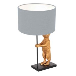 Anne Light & Home Animaux tafellamp – E27 (grote fitting) – Zwart