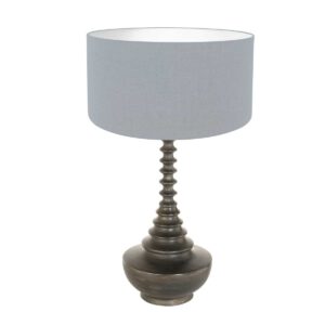Anne Light & Home Bois tafellamp – E27 (grote fitting) – Zwart