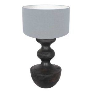 Anne Light & Home Lyons tafellamp – E27 (grote fitting) – Zwart