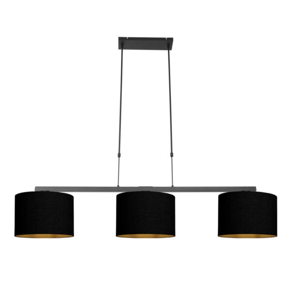 Steinhauer Stang hanglamp – E27 (grote fitting) – Zwart