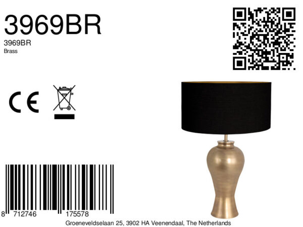 Steinhauer Brass tafellamp – E27 (grote fitting) – Brons - Image 6