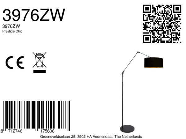 Steinhauer Prestige chic vloerlamp – E27 (grote fitting) – Zwart - Image 6