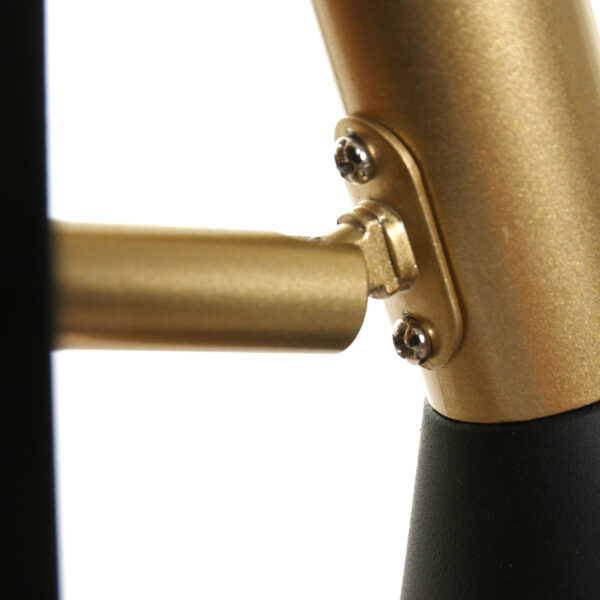 Anne Lighting Anne's Choice wandlamp - kantelbaar - Ø 12cm kap - zwart/goud - Afbeelding 8