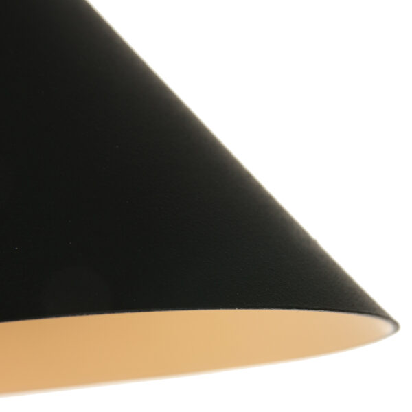 Anne Lighting Anne's Choice wandlamp - kantelbaar - Ø 12cm kap - zwart/goud - Afbeelding 10