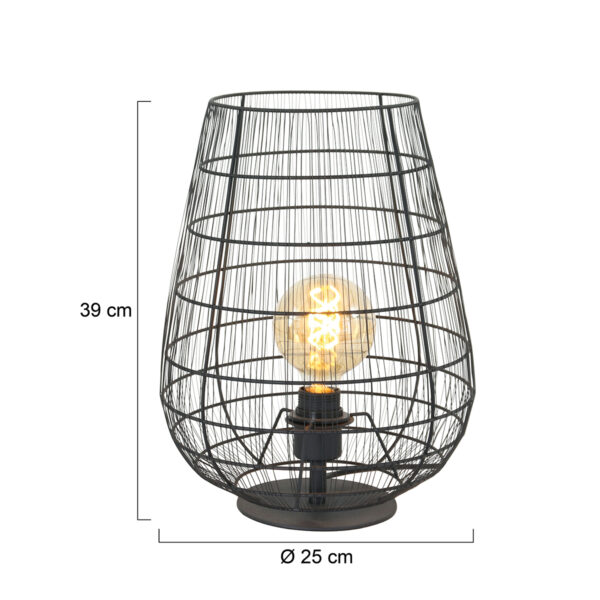 Moderne draad tafellamp Anne Light & Home Gloom - Image 7