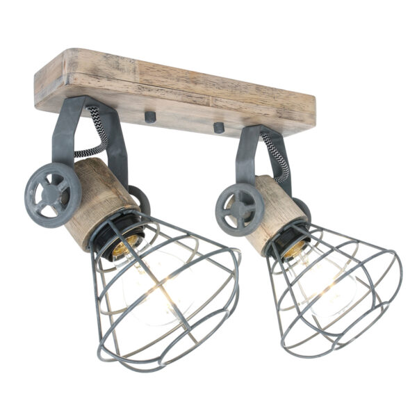 Anne Light & Home Guersey spot – E27 (grote fitting) – Grijs
