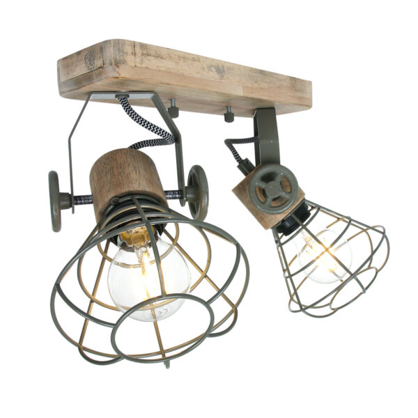 Anne Light & Home Guersey spot – E27 (grote fitting) – Groen