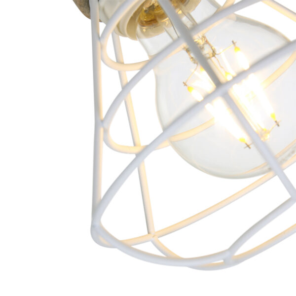 Tweelichts draadlamp plafondspot Anne Light & Home Guersey - Image 2