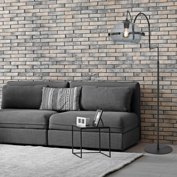 Anne Lighting Holgarsøn booglamp - armatuur - excl. kap - E27 - 155 cm hoog - zwart - Afbeelding 2