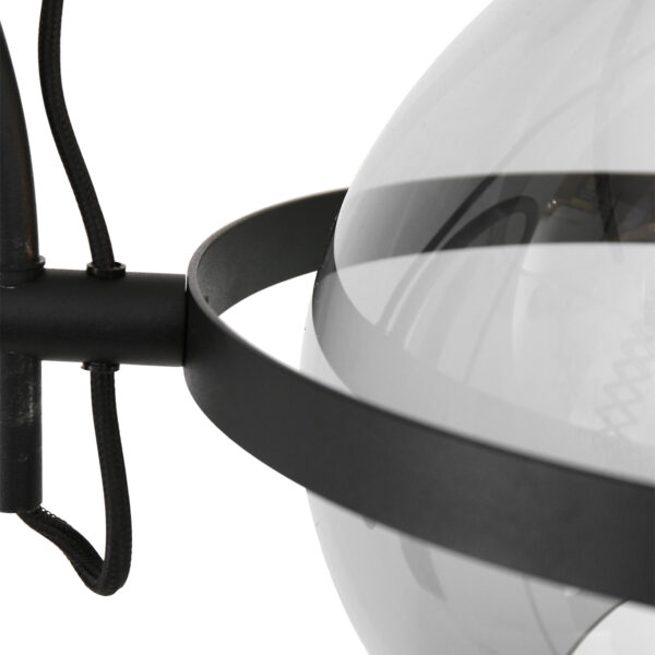 Anne Lighting Holgarsøn booglamp - armatuur - excl. kap - E27 - 155 cm hoog - zwart - Afbeelding 13