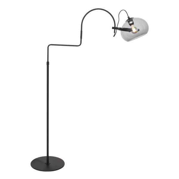 Anne Lighting Holgarsøn booglamp - armatuur - excl. kap - E27 - 155 cm hoog - zwart - Afbeelding 14