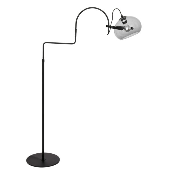 Anne Lighting Holgarsøn booglamp - armatuur - excl. kap - E27 - 155 cm hoog - zwart - Afbeelding 15