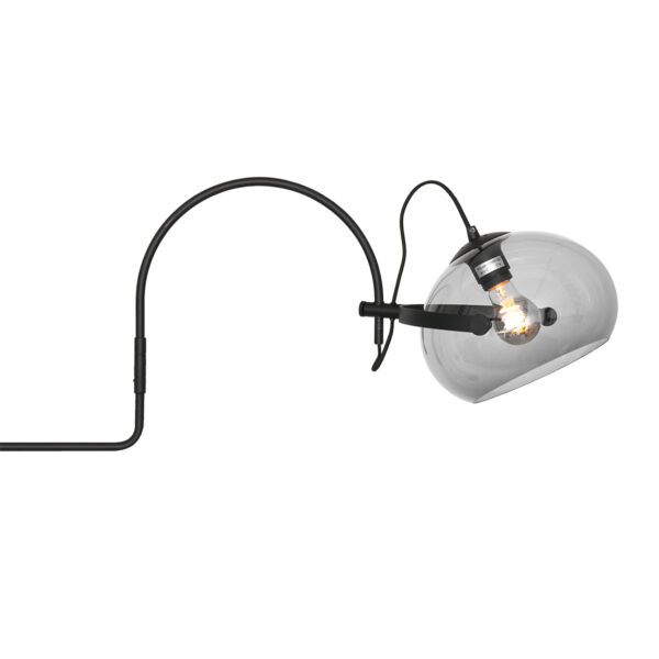 Anne Lighting Holgarsøn booglamp - armatuur - excl. kap - E27 - 155 cm hoog - zwart - Afbeelding 9