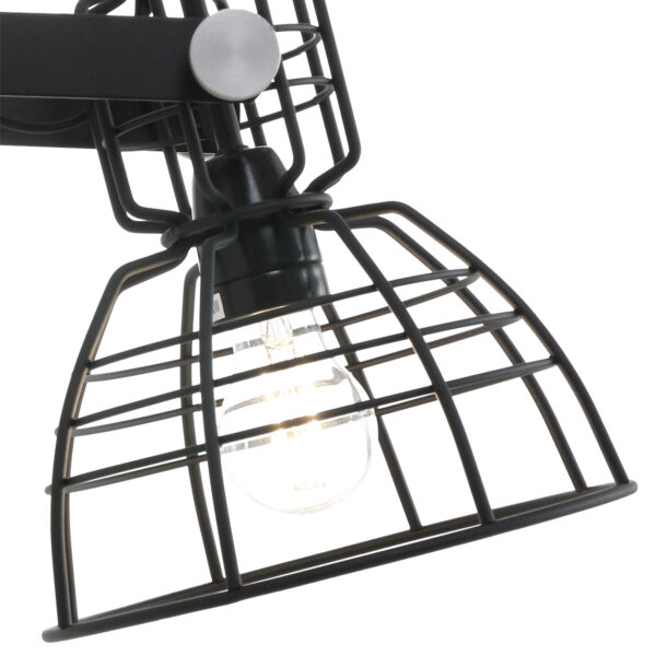 Anne Lighting Mark III draad wandlamp - kap ⌀22 cm - draai- en kantelbaar - zwart - Image 5