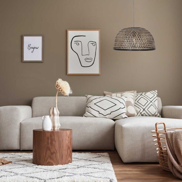 Ovalen gewoven hanglamp Anne Light & Home Maze - Image 3