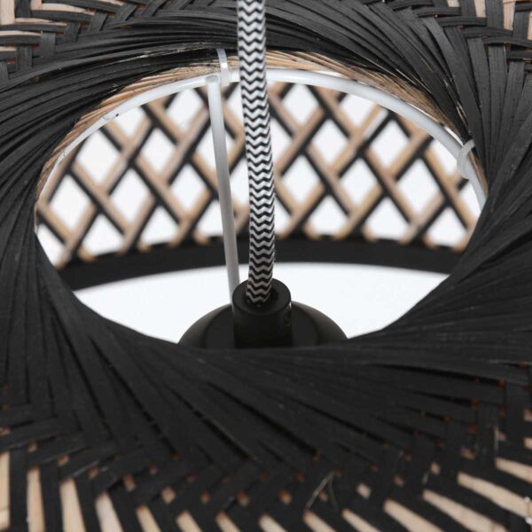 Ovalen gewoven hanglamp Anne Light & Home Maze - Image 4