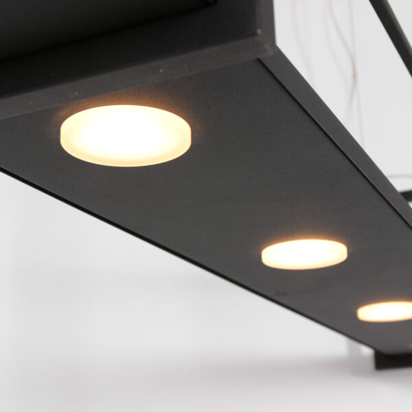 Steinhauer Tør hanglamp - keuken verlichting - LED - frame - zeslichts - zwart - Image 2
