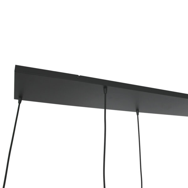 Mexlite Aureole hanglamp - draadlamp - zeslichts - 150 cm breed - gouden details - zwart - Image 18