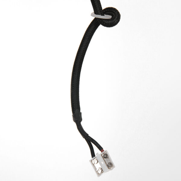 Mexlite Aureole hanglamp - draadlamp - kap Ø 25 cm - gouden details - zwart - Afbeelding 13