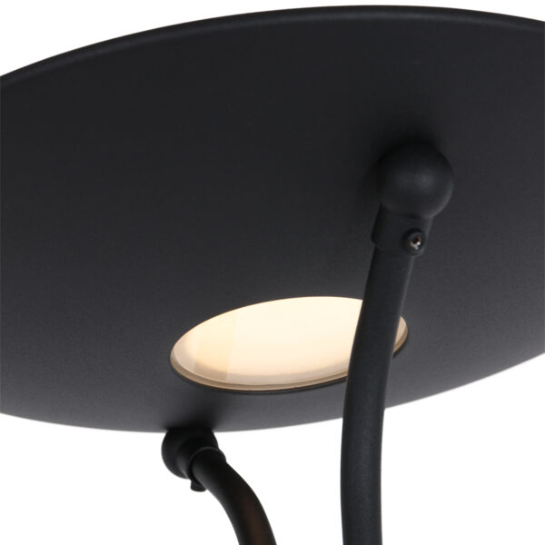 Ronde vloerlamp verstelbare leesarm staal Mexlite Biron - Image 3