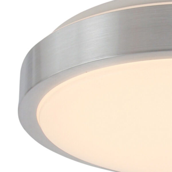 Steinhauer Stellar badkamer plafonnière - badkamer - ingebouwd LED - Ø 39 cm - IP44 - staal - Image 4