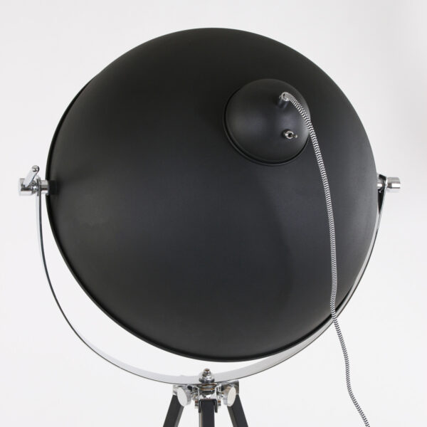 Mexlite Eelco vloerlamp – ø 74 cm – In hoogte verstelbaar en Draai- en/of kantelbaar – E27 (grote fitting) – goud en zwart - Afbeelding 10