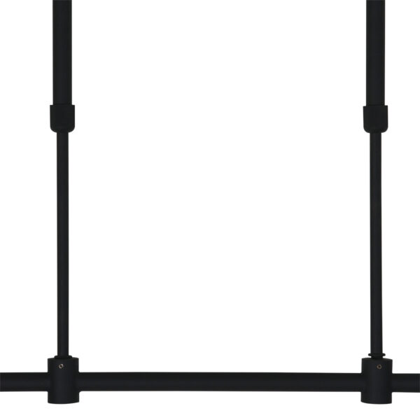 Mexlite Evy hanglamp - tweelichts - 104cm breed - zwart met goud - Image 11