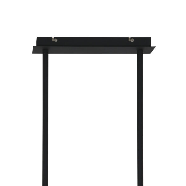 Mexlite Evy hanglamp - tweelichts - 104cm breed - zwart met goud - Image 10