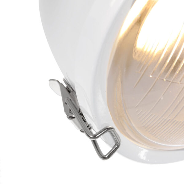 Mexlite Harve plafondlamp - tweelichts - inclusief LED lichtbron - dim to warm - 19 cm breed - wit - Image 2