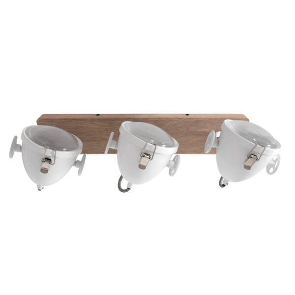 Mexlite Michelle plafondlamp - drielichts - industrieel - draai- en kantelbaar - wit - Image 12