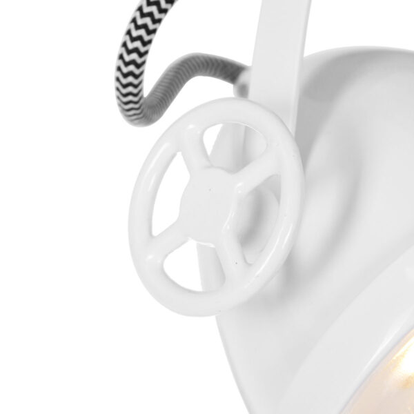 Mexlite Harve plafondlamp - tweelichts - inclusief LED lichtbron - dim to warm - 19 cm breed - wit - Image 3
