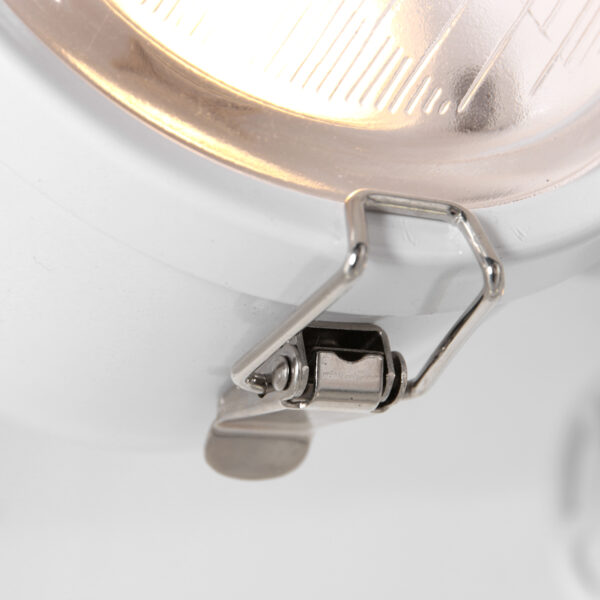 Mexlite Michelle plafondlamp - drielichts - industrieel - draai- en kantelbaar - wit - Image 3