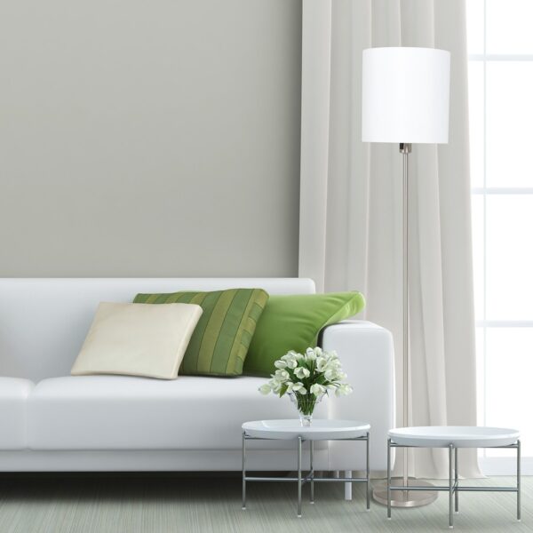 Moderne stoffen metalen stalen vloerlamp Mexlite Noor - Image 3