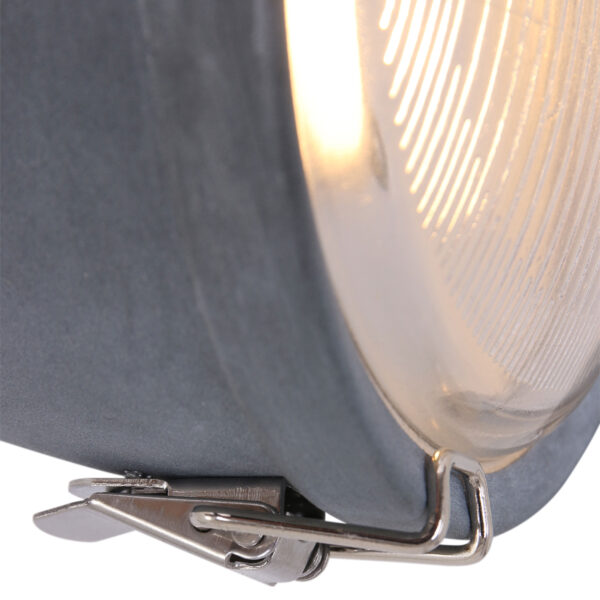 Mexlite Paco plafondlamp - drielichts - 45 cm breed - draai- en kantelbaar - beton grijs - Image 4