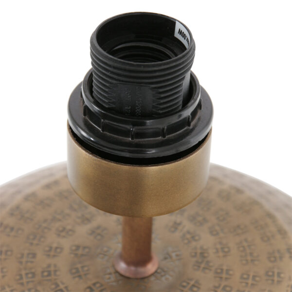 Steinhauer Brass lampenvoet - bol - 28 cm hoog - E27 - zonder kap - brons - Image 7