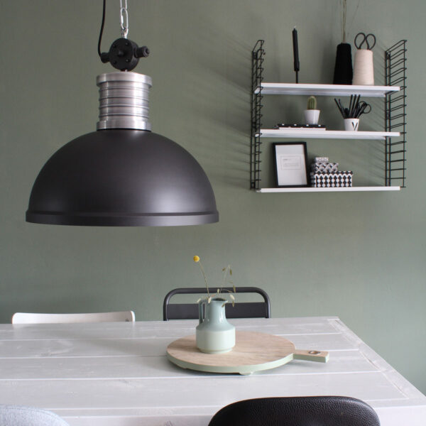 Steinhauer Brooklyn hanglamp - eettafellamp - Ø50 cm - zwart - Image 2