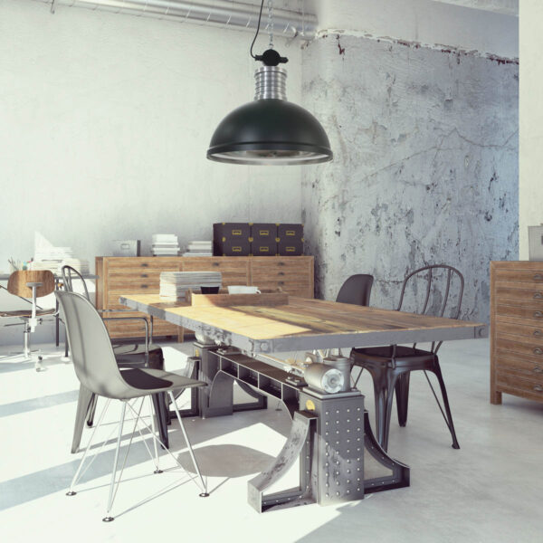 Steinhauer Brooklyn hanglamp - eettafellamp - Ø50 cm - zwart - Image 3